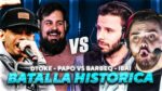 PAPO Y DTOKE VS IBAI Y BARBE: ASÍ FUE LA BATALLA ONLINE