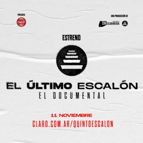 EL QUINTO ESCALÓN ESTRENARÁ SU DOCUMENTAL A 3 AÑOS DE SU FINAL El