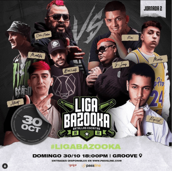 LIGA BAZOOKA: BATALLAS CONFIRMADAS PARA LA SEGUNDA FECHA