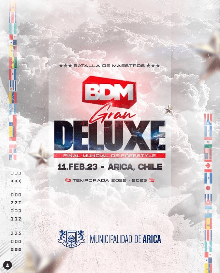 Flyer BDM Deluxe Chile 2023