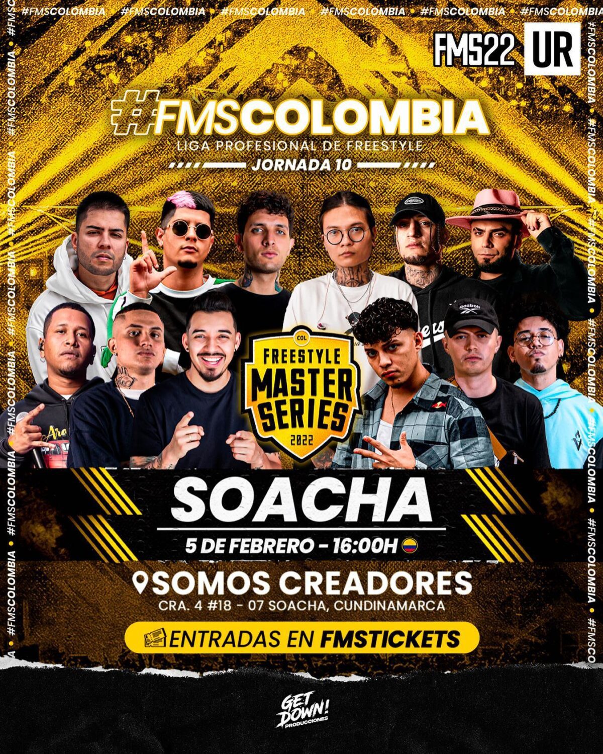 FMS COLOMBIA PUEDE DEFINIRSE EN SOACHA FREESTYLE HOY