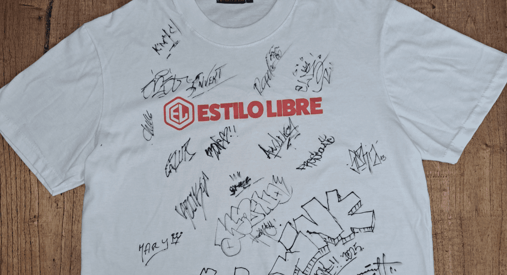 Rifa: gana una camiseta histórica firmada por referentes del freestyle